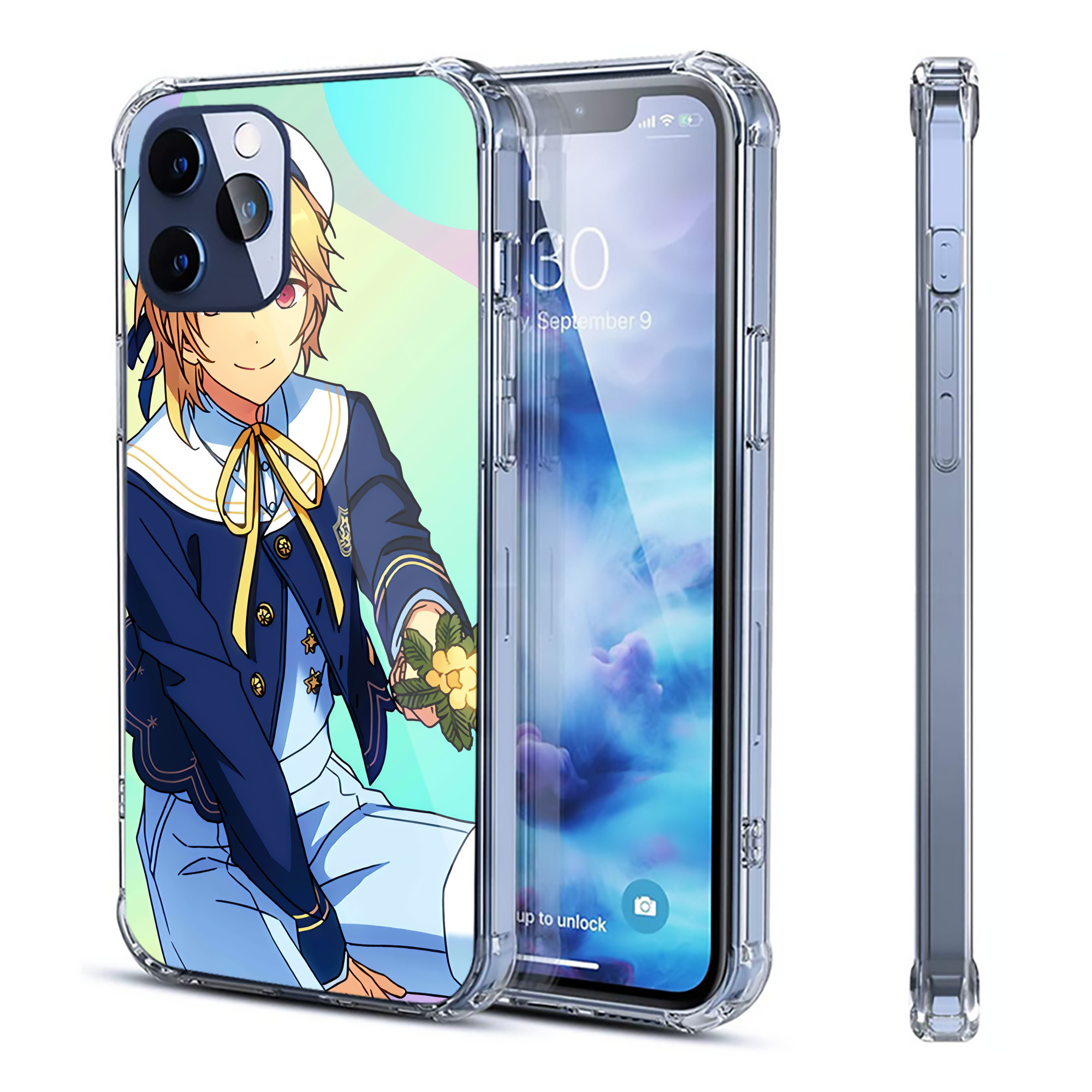 （画像用） あんさんぶるスターズ! Ensemble Stars 【iPhone 12シリーズ対応】透明スマホケース（クリアソフトケース）
